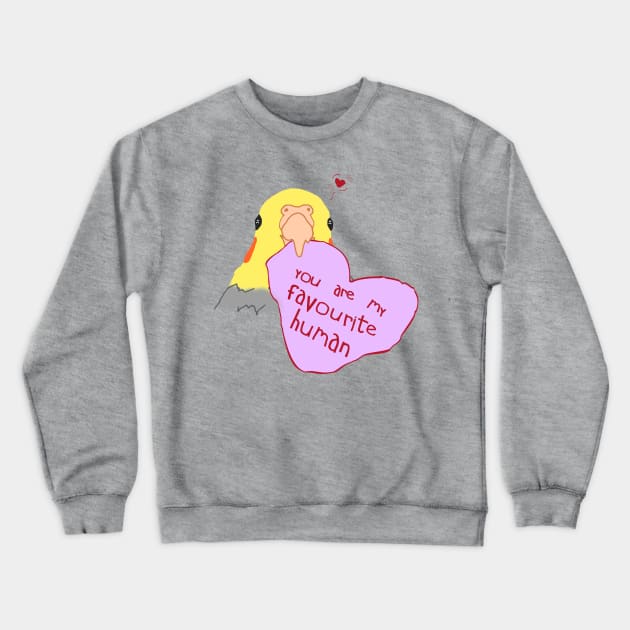 you are my favourite human Crewneck Sweatshirt by FandomizedRose